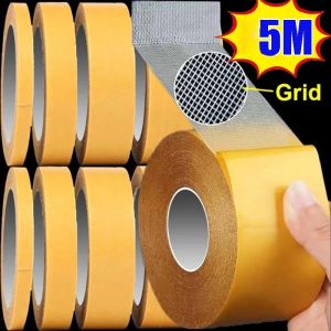 5ม. ตาข่าย เทปกาวสองหน้า ติดแน่นพร้อมกริด ทรงพลัง