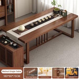 Traditional Chinese Style Big Board Simple Tea Table