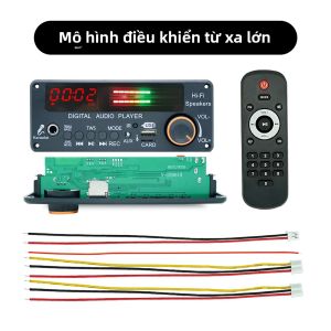 D190BT DC12V Bluetooth 5.3 MP3 Bộ Giải Mã Âm Thanh Xe Hơi Mô-đun Âm Thanh Hỗ Trợ TF FM Micro Âm Nhạc Lossless Định Dạng