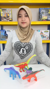 [KST] Mainan Dinosaurus Bunyi Interaktif Edukatif 5pcs Anak Laki Laki Hadiah Ulang Tahun