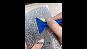 1Pcs Nail Art Tools Double-Ended Nail Gel Picker Scraper Tool Easy To Use美甲工具双头小蓝刮板轻松取胶压胶不伤钢板