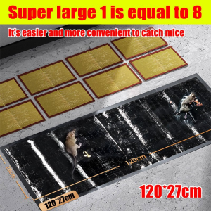 🔥Super Strong Adhesion🔥 120*27cm Anymore Mouse & Rat Trap Glue Board Sticky mouse board mouse glue trap Mouse Sticky Board Bait Traps 300x Waterproof and moisture-proof sticky mouse trap rat killer