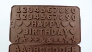 Cetakan Silikon Kue Coklat Cokelat Puding - Cetakan Angka Cetakan Puding Cetakan Coklat Cetakan Jelly Cetakan Es Silicone Mold - Jelly Jely Huruf Angka Happy Birthday Karakter Aneka Bentuk