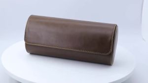 Hộp Đựng Đồng Hồ Da Cổ Điển - 1/2/3 Ngăn Hộp Trưng Bày Di Động Sang Trọng Với Ngăn Đựng Đồng Hồ Trượt Vào Tiện Lợi Cho Du Lịch