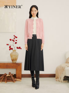 New Chinese Style Heavy Embroidery Wool Cardigan