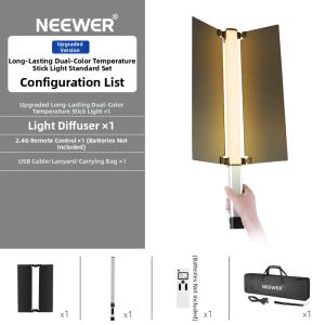 Neewer | Portable Lightweight Magnetic Soft Light Inflatable Light Wand 21W