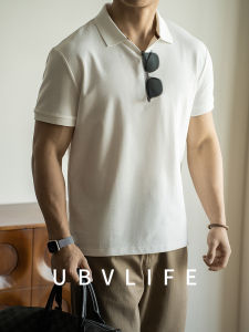 UBV | Light Business Spring Polo Shirt With Seagull Collar Breathable