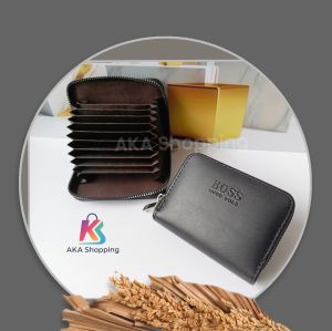 [DKR NB7] Dompet Kartu Wanita Pria Dompet Uang Cardholder Resleting Kulit