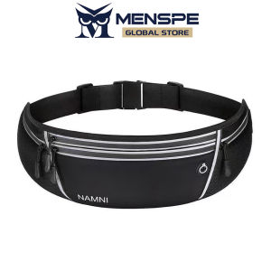 MENSPE Fashion Waist Bag Outdoor Sports Waist Pack Bag Ultrathin Pouches Mens Waist Belts Bag Running Pouch Waterproof Crossbody Bag Money Phone Waist Fanny Pack Jogging Belt Fanny Pack With Reflective Strip