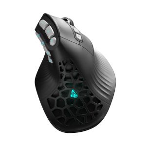 SOLAKAKA E9 Pro MMO Vertical Mouse PAW3395 Sensor 1000mAh Battery 45° Vertical Grip Ergonomic Mouse