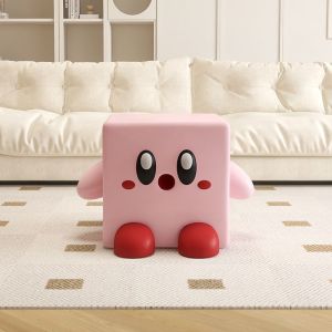 Cute Cartoon Low Stool Home Entrance Shoe Changing Stool Creative Decorative Ornaments Resin Handmade Craft for Friends