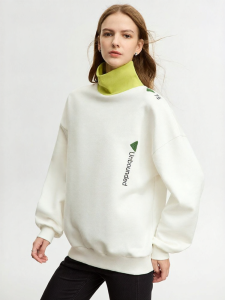 AMII | College Style Embroidered Hoodie Female Autumn New Casual Jacket