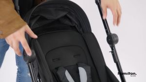 🎈Magicfold แรกเกิด-4ขวบ  เบาะนั่งหมุนได้ 360 องศา🎈Hamilton T1 รถเข็นเด็ก รถเข็นเด็กแรกเกิด-4ขวบ ระบบพับอัตโนมัติ Magicfold – พับและกางได้ด้วยมือเดียว เบาะนั่งปรับนอนราบได้ เบาะนั่งหมุนได้ 360 องศา  รองรับน้ำหนักได้ถึง 22 Kg