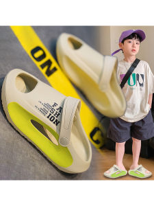 Boys Sandals Two-Way Wear Beach Slippers Soft Bottom Anti-Slip Summer New Style Childrens Flip Flops Comfortable Sensation