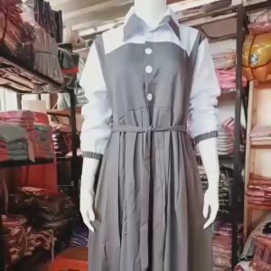 Baju Lebaran 2024 Dress Perempuan Couple Ibu Dan Anak Usia 5 Sampai 13 Tahun