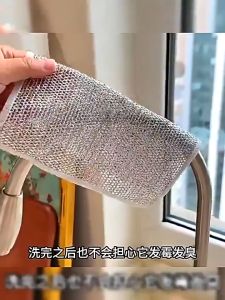 Johor Seller | Multifunctional Non-Scratch Wire Dishcloth Multipurpose Wire Dishwashing Rags
