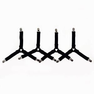 Penjepit Sprei/Jepitan Ujung Sprei/Pengait Ujung Sprei/Karet Penjepit Ujung Sprei seprai/ Pengait Penjepit Sprei kasur ujung seprei sudut alat karet / GCDHome Penjepit Ujung Sprei Kasur Bed Clip Holder 4PCS - FS-1809