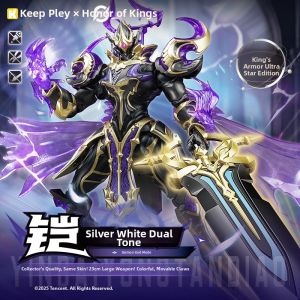 JINGGUAN | King of Glory Kai Silver Elegy Demigod Mode Building Toy