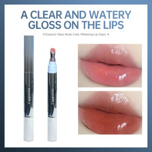 Lip Gloss Watery Essence Lip Glaze Kaca Lip Gloss Nude Warna Pemutih Lip Glaze-🌹Tamia