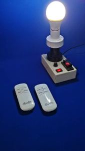 Smart Remote Control Light Switch E27 LED Lamp Wireless Timer Holder Bulb Base Socket On/Off 30M Range For Ceiling Chandelier