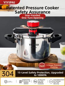 YIYIPAI | Household Small Anti-Explosion Pressure Cooker 304 Stainless Steel