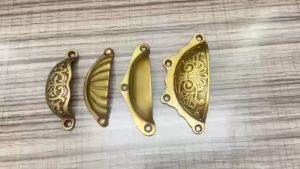 Tay Nắm Ngăn Kéo Tủ Bằng Đồng Thau Nguyên Chất Cao Cấp Phong Cách Cổ Điển Sang Trọng