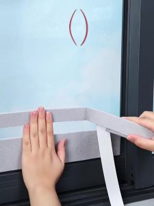 1Roll 200×3cm Sealing Strip Thickened Door Window Water Absorbing Felt Keep Dry Condensation Prevention Winter Wall Protection