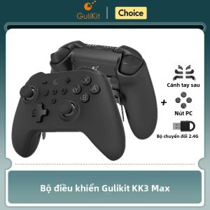 Tay Cầm Chơi Game GuliKit KK3 MAX Với Cần Điều Khiển Hiệu Ứng Hall Cho Nintendo Switch Windows Android iOS - Bộ Điều Khiển Bluetooth USB Có Nút Kích Hoạt