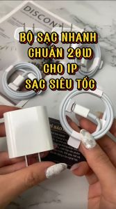 (Củ sạc+ Cáp sạc) Bộ Sạc Nhanh 20W Không Nóng Máy Dùng Cho 8/X/11/12/13/14  An Toàn Ổn Định