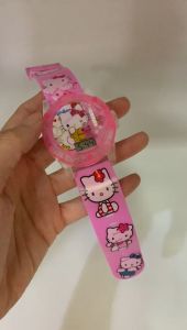 Hello Kitty projector digital watch toy with light and music Malaysia ready stock