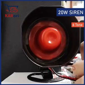DC12V CAR ALARM 6 TONE SIREN (20W) / CAR ALARM SIREN