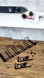 【New Arrival】 Wire Organizer Tray for Under Table Cable Management in Black Finish for Office and Gaming Desks