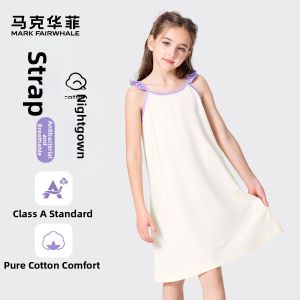Mark Fairwhale | Childrens Summer Thin Strap Cotton Sleep Dress A Class