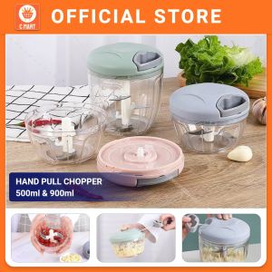 Hand Pull Chopper Speedy Manual Blender Pencincang Garlic Onion Meat Vegetable Cutter or Slicer 切菜切葱头搅拌