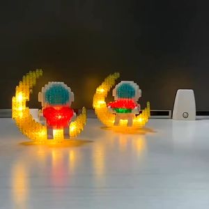 368Pcs Mini Astronaut Model Building Blocks: A Fun Birthday Gift for Boys