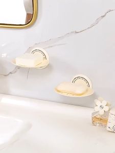 Innohut Wall Mounted Soap Holder Drain Soap Rack Sponge Holder Pemegang Sabun Rak Sabun 肥皂架