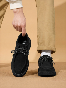 Warrior | Retro Thick Sole Leather Shoes