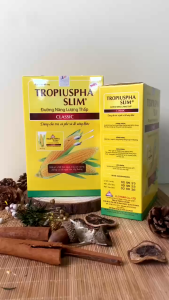 Tropiuspha Slim Classic Đường Ăn Kiêng Gói 2.5g | Hộp 50 Gói Năng Lượng Thấp Cho Cà Phê Trà Đồ Uống