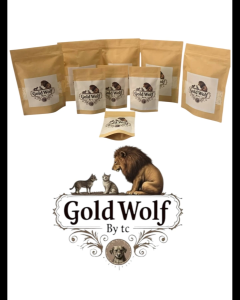 ผงโรยอาหารสัตว์เลี้ยง GoldWolf ไก่ล้วนโพรไบโอติก ช่วยย่อย กระตุ้นอยากอาหาร ไม่มีสารกันบูด