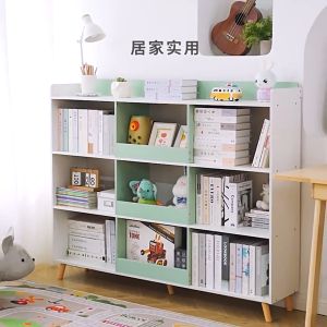 ตู้หนังสือเด็ก 25 ฟังก์ชั่นป้องกันฝุ่น ตู้เก็บของ ตู้หนังสือเด็ก ชั้นวางของเด็ก ส่งตรงจากกรุงเทพ