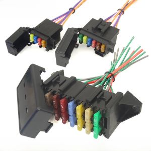 Car Modification Multi-Channel Fuse Box Vehicle Installation with Line Fuse Seat 4 Road 6 Road 8 Road 10 Road 12 Road 14 Road