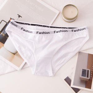 Cotton Sports Womens Underwear Breathable Letter Edge Triangle Panties Low Waist Briefs Comfortable Soft Fabric Underpants