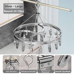 Multi-clamp Underwear Drying Rack