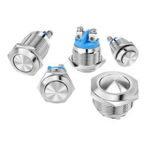 kuicc | Push Button Switch Metal Circular Easy Installation