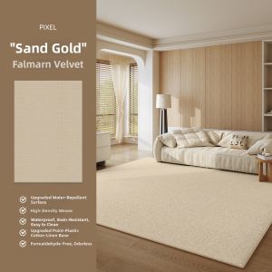 XIANGSU | Elegant Washable Stain-Resistant Carpet