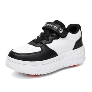 NBGAGA | Ultra-Light Detachable Student Roller Skates With Four Wheels Childrens Walking Shoes Outdoor Sports Shoes Girls Boys Gifts