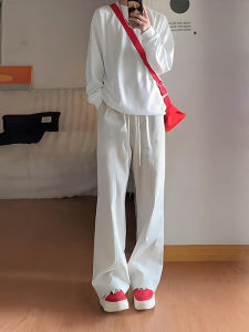 กางเกงลำลองชาย Cleanfit แห้งเร็ว ผ้าไหมน้ำแข็ง ระบายอากาศ 3-in-1 กันน้ำ กันลม กางเกงขายาวทรงตรง ทรงหลวม ฤดูร้อน