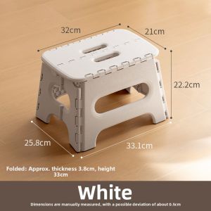LANJIAOLUO | Compact Folding Sturdy Plastic Stool