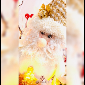 Pajangan Natal Boneka Santa - Christmas Gift - Kado Natal Aksesoris Bunga Christmas POT103