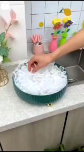 KAIN SARINGAN WASTAFEL CUCI PIRING DAPUR KANTONG SAMPAH ANTI MAMPET
